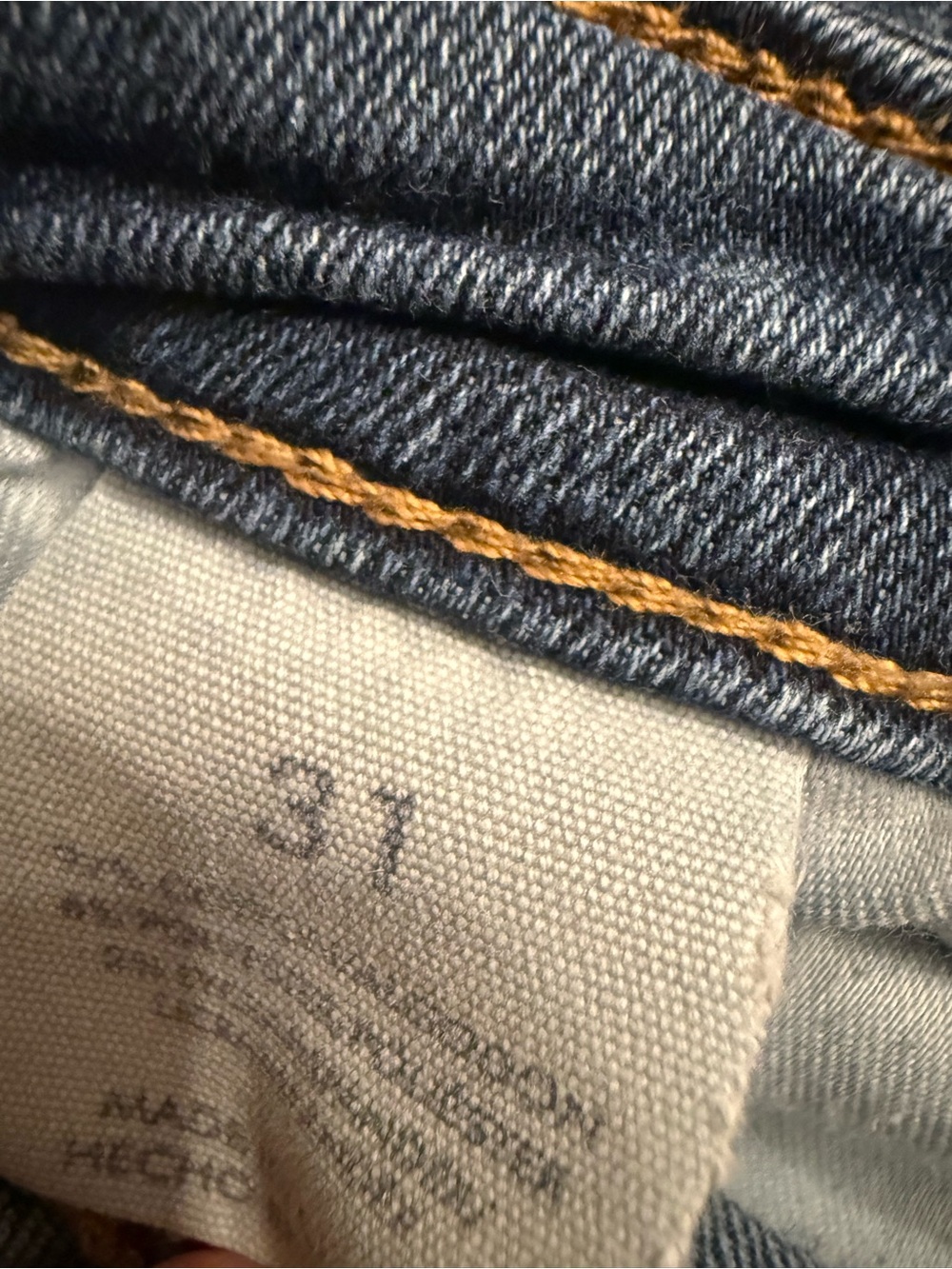BKE Women's Blue Washed Ankle Mid Rise Skinny - Picture 6 of 6